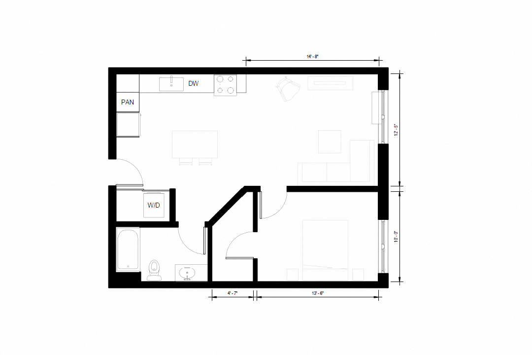 1755 NW Kearney Street Studio-2 Beds Apartment, Affordable for Rent - Photo Gallery 15